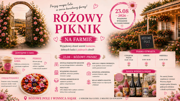 23.08 Różowy Piknik Na Farmie